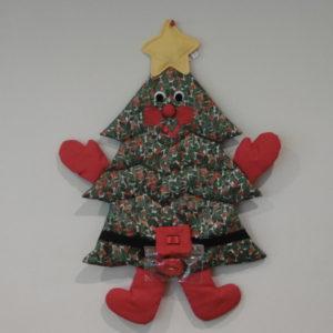 Kaarthanger kerstman of kerstboom